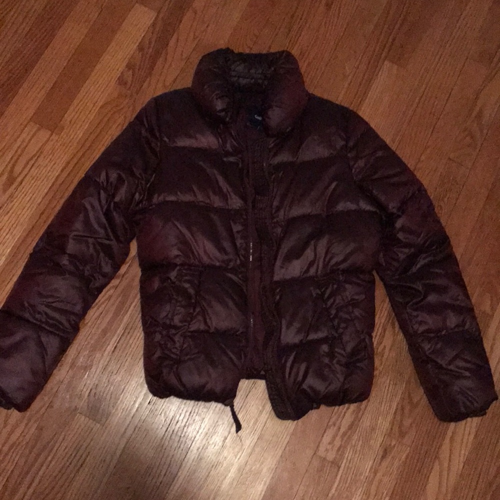 Gap metallic purple/plum puffer jacket! 💜